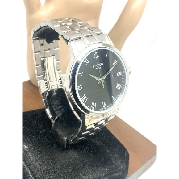 Tissot Men's Watch Swiss Quartz Black Dial 42mm Stainless Steel T1294101105300 - Picture 2 of 14